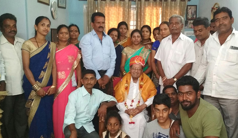 ಚಾಮರಾಜನಗರ: ತಾಳವಾಡಿ ಕನ್ನಡಿಗರಿಂದ ನಿರ್ದೇಶಕ ಕೆ.ಎಸ್. ಭಗವಾನ್ ಗೆ ಸನ್ಮಾನ